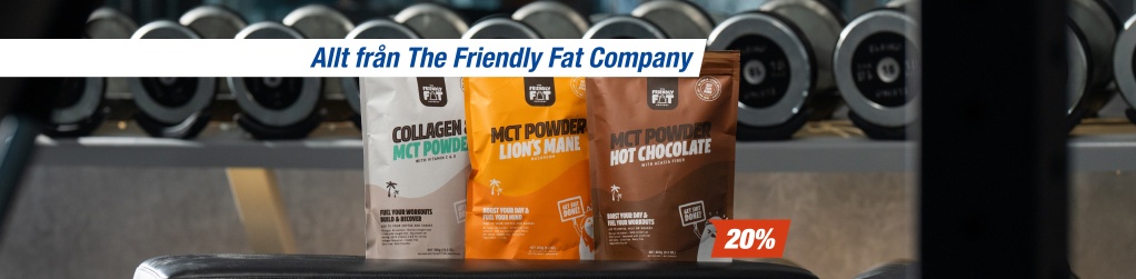 20% p� allt fr�n The Friendly Fat Company